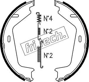 Fri.Tech. 1127.273K - Комплект гальм, ручник, парковка avtolavka.club