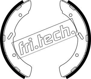 Fri.Tech. 1253.706 - Комплект гальм, барабанний механізм avtolavka.club