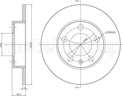 Fri.Tech. BD0149 - Гальмівний диск avtolavka.club