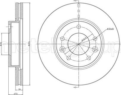 HELLA 8DD 355 108-751 - Гальмівний диск avtolavka.club