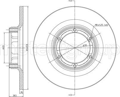 Magneti Marelli 353614001140 - Гальмівний диск avtolavka.club