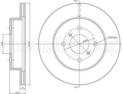 BOSCH 0 986 AB5 129 - Гальмівний диск avtolavka.club