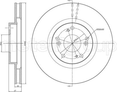 Fri.Tech. BD1009 - Гальмівний диск avtolavka.club