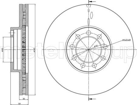 BOSCH 0 986 479 A23 - Гальмівний диск avtolavka.club