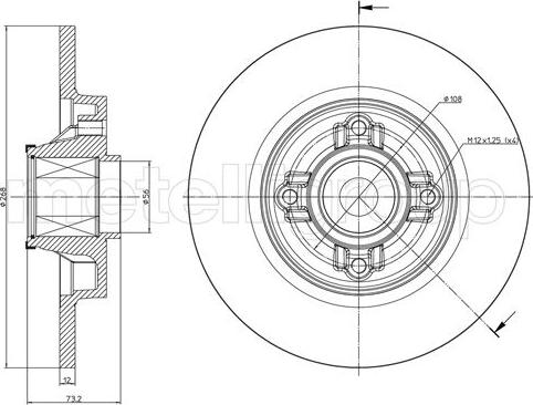 Magneti Marelli 360406105700 - Гальмівний диск avtolavka.club