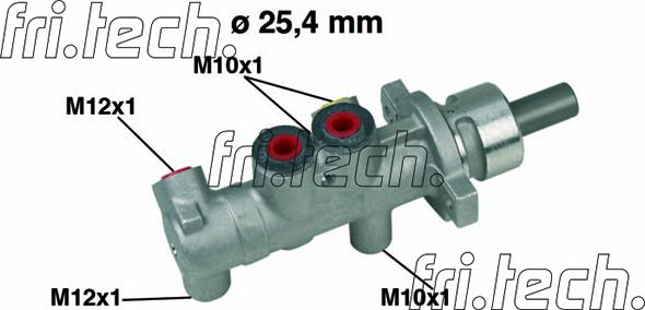 Fri.Tech. PF502 - Головний гальмівний циліндр avtolavka.club