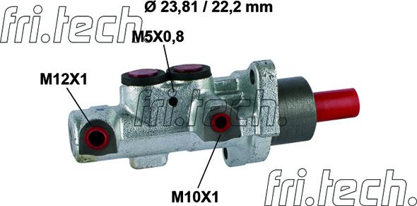 Fri.Tech. PF614 - Головний гальмівний циліндр avtolavka.club