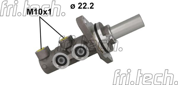 Fri.Tech. PF1163 - Головний гальмівний циліндр avtolavka.club