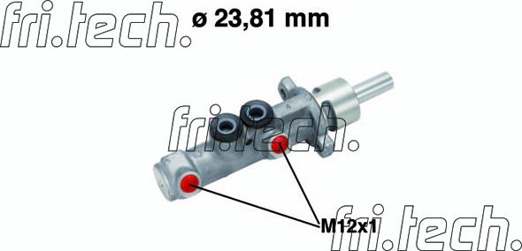 Fri.Tech. PF806 - Головний гальмівний циліндр avtolavka.club