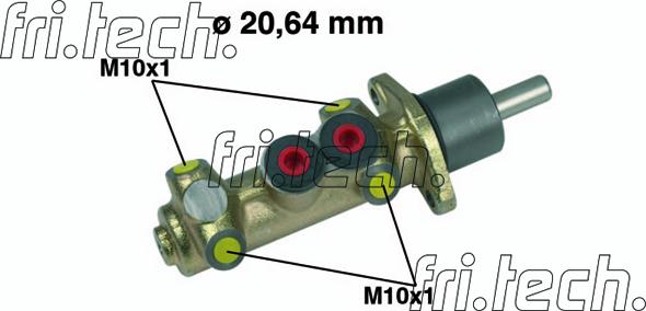 Fri.Tech. PF246 - Головний гальмівний циліндр avtolavka.club