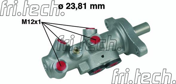 Fri.Tech. PF241 - Головний гальмівний циліндр avtolavka.club