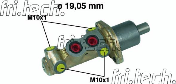 Fri.Tech. PF200 - Головний гальмівний циліндр avtolavka.club