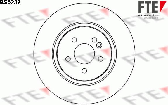 FTE BS5232 - Гальмівний диск avtolavka.club