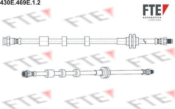 FTE 430E.469E.1.2 - Гальмівний шланг avtolavka.club