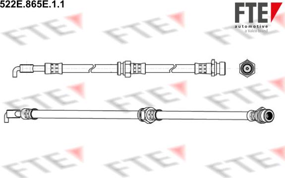 FTE 522E.865E.1.1 - Гальмівний шланг avtolavka.club