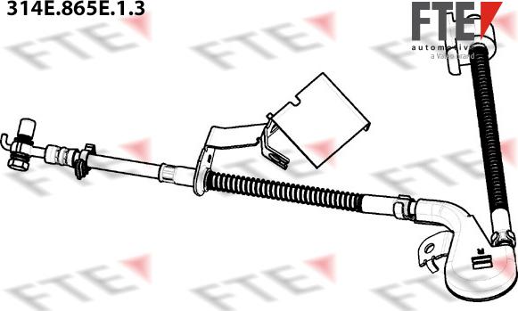 FTE 314E.865E.1.3 - Гальмівний шланг avtolavka.club