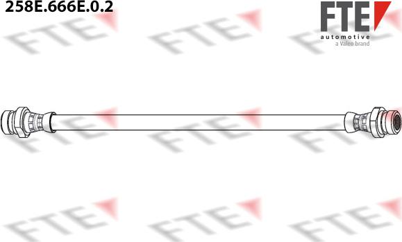 FTE 258E.666E.0.2 - Гальмівний шланг avtolavka.club