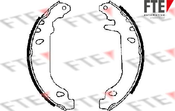 FTE BB1136A2 - Комплект гальм, барабанний механізм avtolavka.club