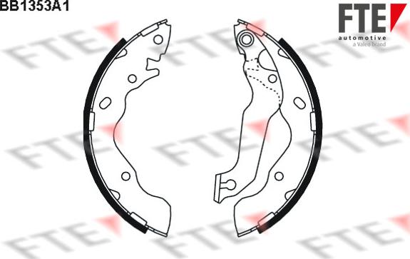 FTE BB1353A1 - Комплект гальм, барабанний механізм avtolavka.club