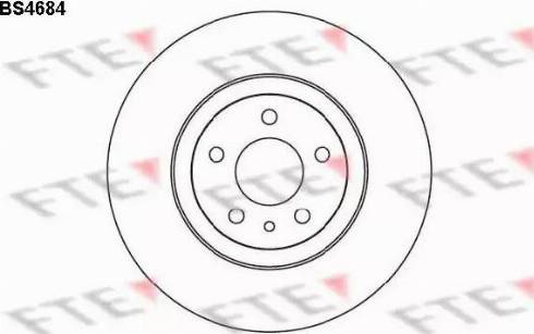 FTE BS4684 - Гальмівний диск avtolavka.club