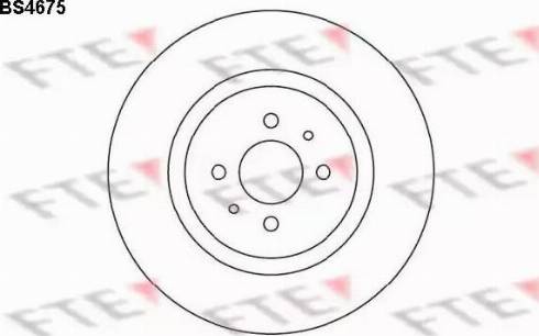 FTE BS4675 - Гальмівний диск avtolavka.club