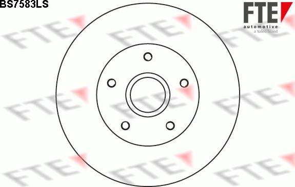 FTE BS7583LS - Гальмівний диск avtolavka.club