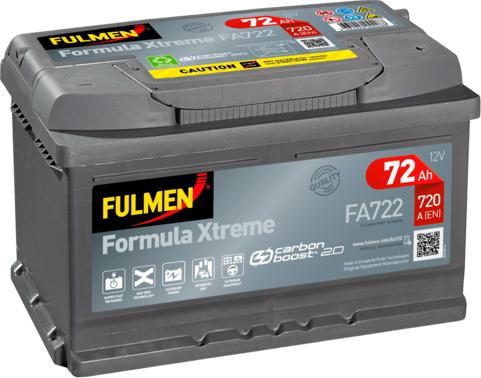 Fulmen FA722 - Стартерна акумуляторна батарея, АКБ avtolavka.club