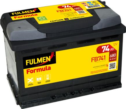 Fulmen FB741 - Стартерна акумуляторна батарея, АКБ avtolavka.club