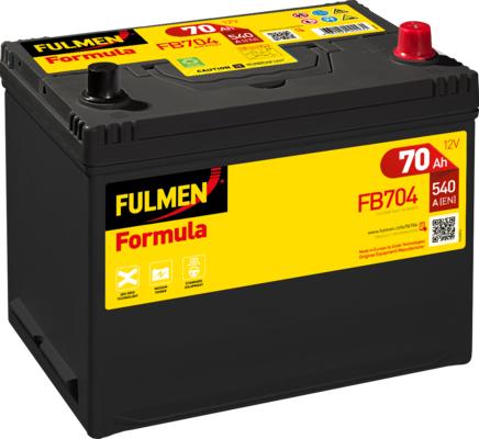 Fulmen FB704 - Стартерна акумуляторна батарея, АКБ avtolavka.club