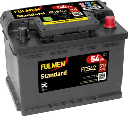 Fulmen FC542 - Стартерна акумуляторна батарея, АКБ avtolavka.club