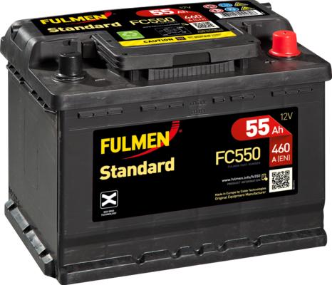 Fulmen FC550 - Стартерна акумуляторна батарея, АКБ avtolavka.club