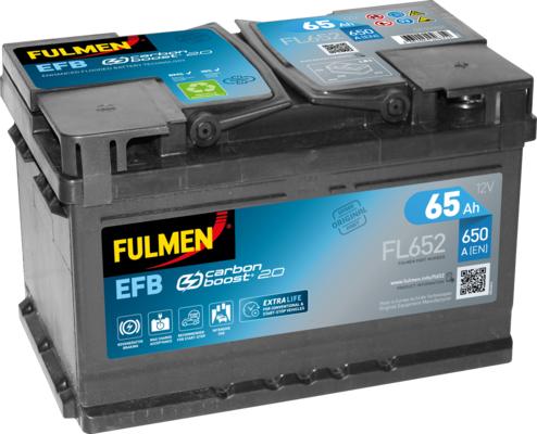 Fulmen FL652 - Стартерна акумуляторна батарея, АКБ avtolavka.club