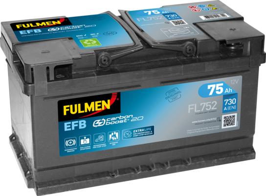 Fulmen FL752 - Стартерна акумуляторна батарея, АКБ avtolavka.club