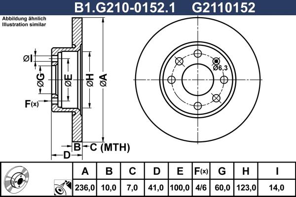 Galfer B1.G210-0152.1 - Гальмівний диск avtolavka.club