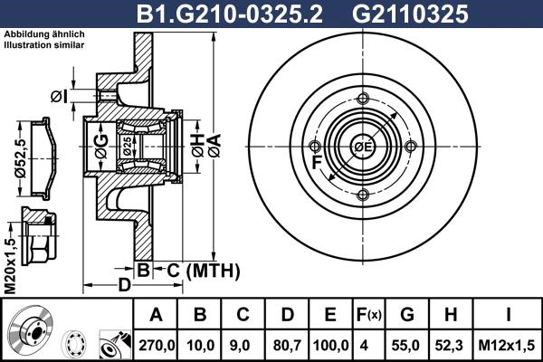 Galfer B1.G210-0325.2 - Гальмівний диск avtolavka.club