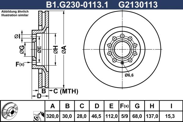 Galfer B1.G230-0113.1 - Гальмівний диск avtolavka.club