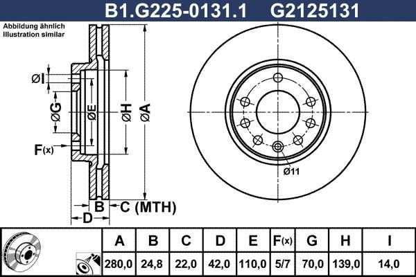 Galfer B1.G225-0131.1 - Гальмівний диск avtolavka.club