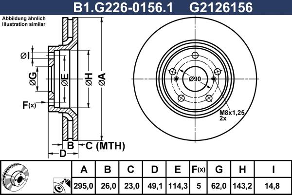 Galfer B1.G226-0156.1 - Гальмівний диск avtolavka.club