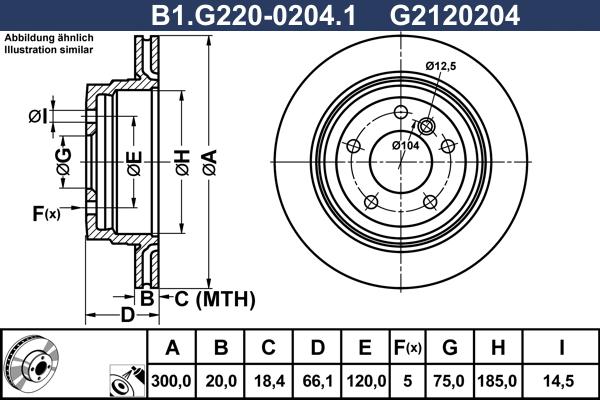 Galfer B1.G220-0204.1 - Гальмівний диск avtolavka.club