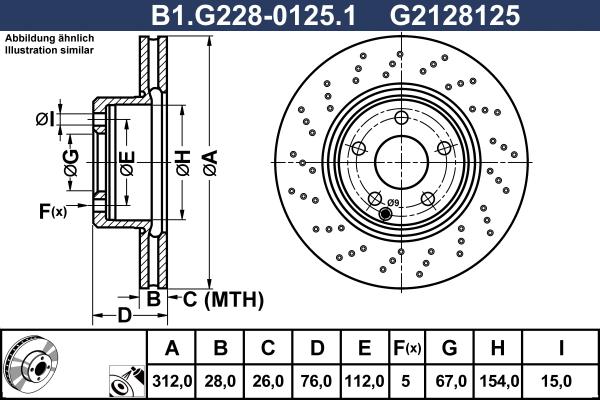 Galfer B1.G228-0125.1 - Гальмівний диск avtolavka.club