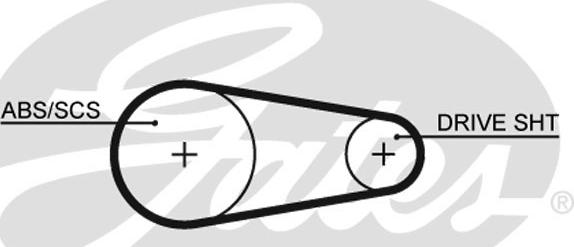 Gates 5204XS - Ремінь ГРМ avtolavka.club