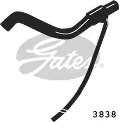 Gates 3838 - Шланг радіатора avtolavka.club