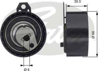 Gates T43034 - Натяжна ролик, ремінь ГРМ avtolavka.club