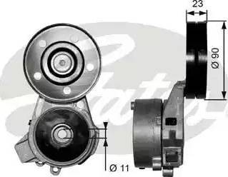 Gates T38470 - Натягувач ременя, клинові зуб. avtolavka.club