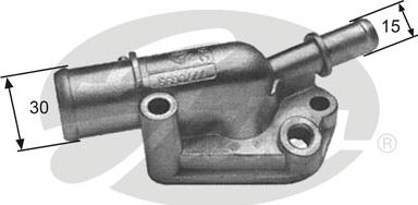 Gates TH09282G1 - Термостат, охолоджуюча рідина avtolavka.club