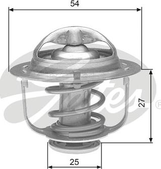 Gates TH23685G1 - Термостат, охолоджуюча рідина avtolavka.club