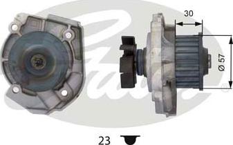 Gates WP0054 - Водяний насос avtolavka.club