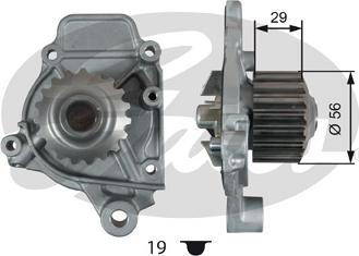 Gates WP0146 - Водяний насос avtolavka.club