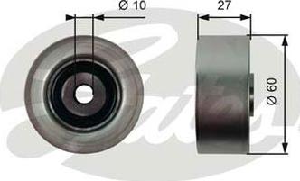 GATES-AU 36392 - Паразитний / провідний ролик, поліклиновий ремінь avtolavka.club