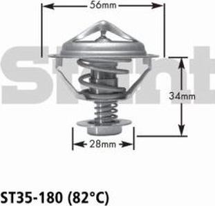 GATES-AU ST35-180 - Термостат, охолоджуюча рідина avtolavka.club